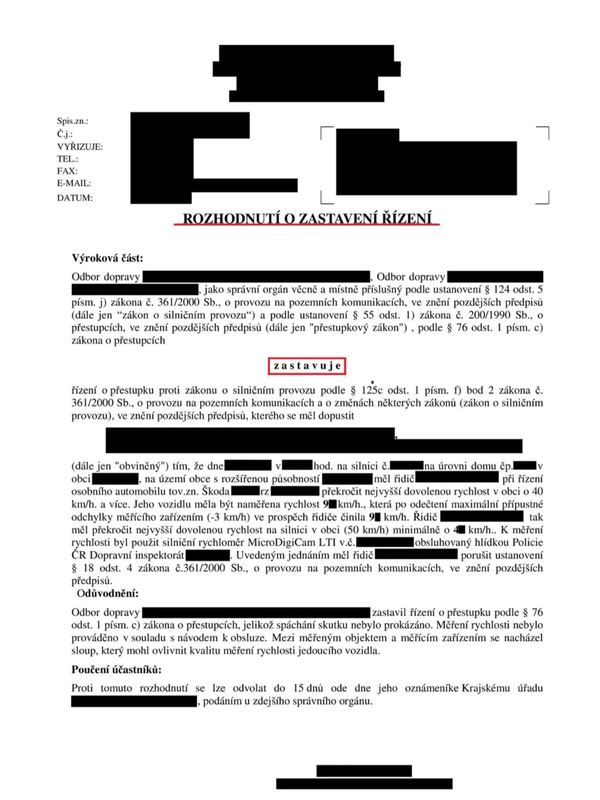 Rozhodnutí — Měření MicroDigiCam LTI
